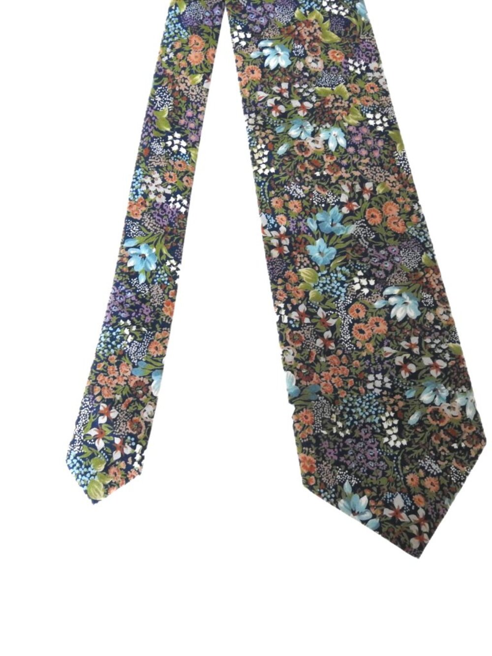 Tango by Max Raab Cotton Necktie Spring Summer Floral Pattern Wedding USA
